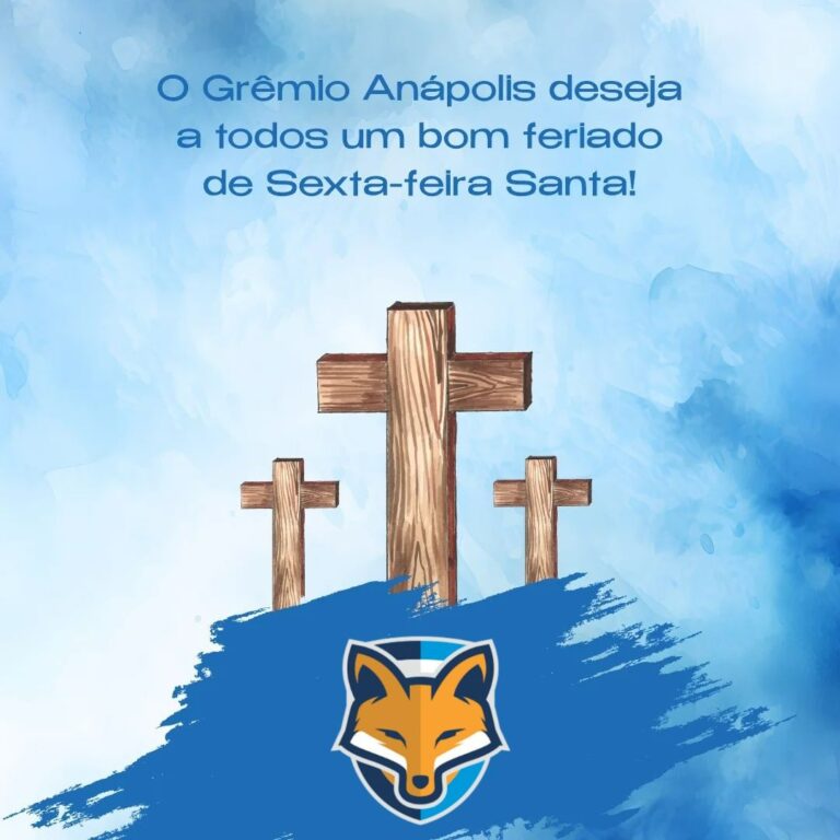 Grêmio Anápolis deseja um bom feriado de Sexta-Feira Santa!