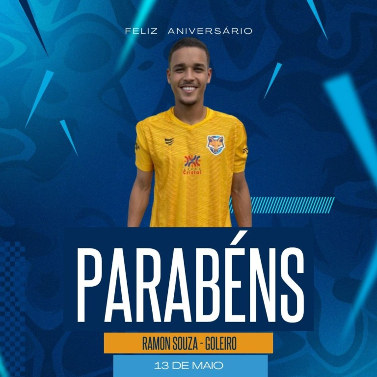 Grêmio Anápolis parabeniza o goleiro Ramon Souza pelo aniversário de 22 anos