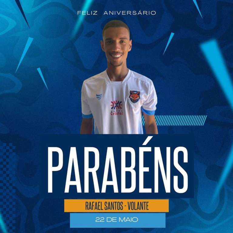 Grêmio Anápolis parabeniza o volante Rafael Santos pelo aniversário de 21 anos