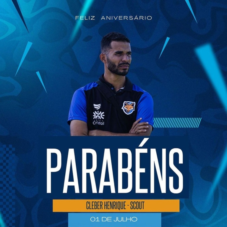 Grêmio Anápolis parabeniza o scout Cleber Henrique pelo aniversário