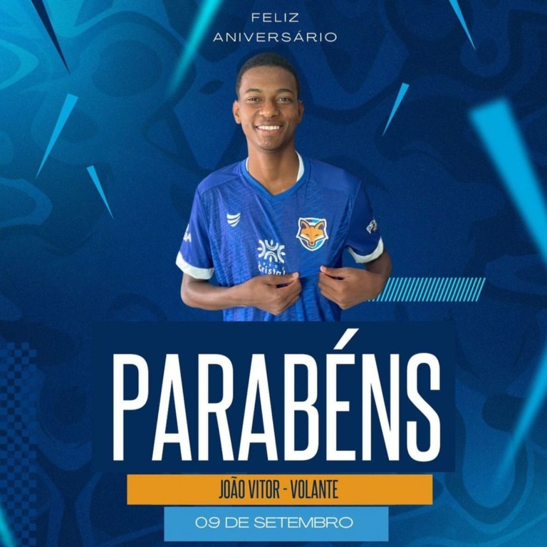 Grêmio Anápolis parabeniza o volante João Vitor pelo aniversário nesta segunda-feira (9)