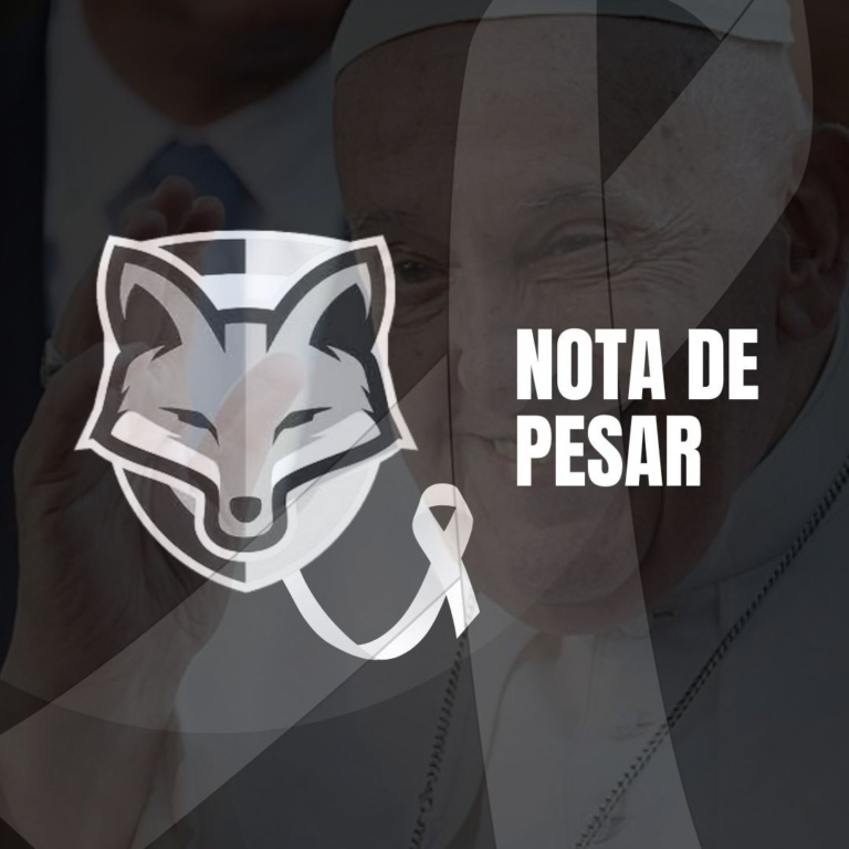 Grêmio Anápolis lamenta profundamente a morte de Jorge Mario Bergoglio, o Papa Francisco