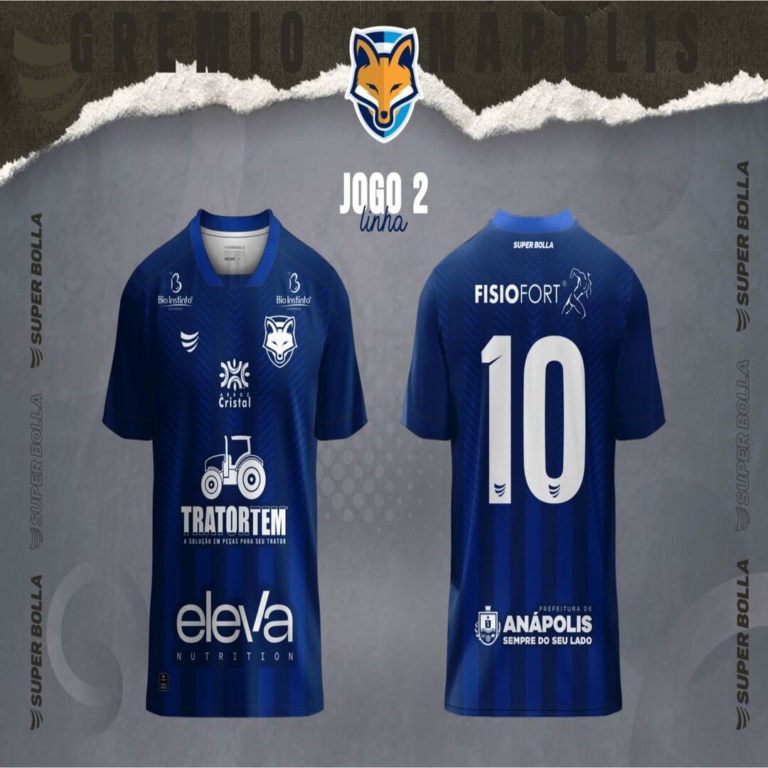Confira os uniformes do Grêmio Anápolis para a disputa da Divisão de Acesso 2025