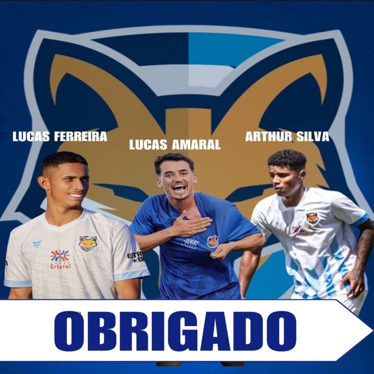 Grêmio Anápolis comunica a saída de três atletas do quadro profissional do clube