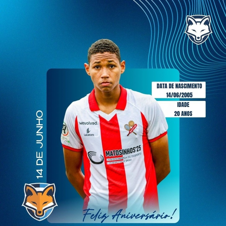 Grêmio Anápolis parabeniza o lateral-esquerdo Deivid Miranda pelo aniversário de 20 anos