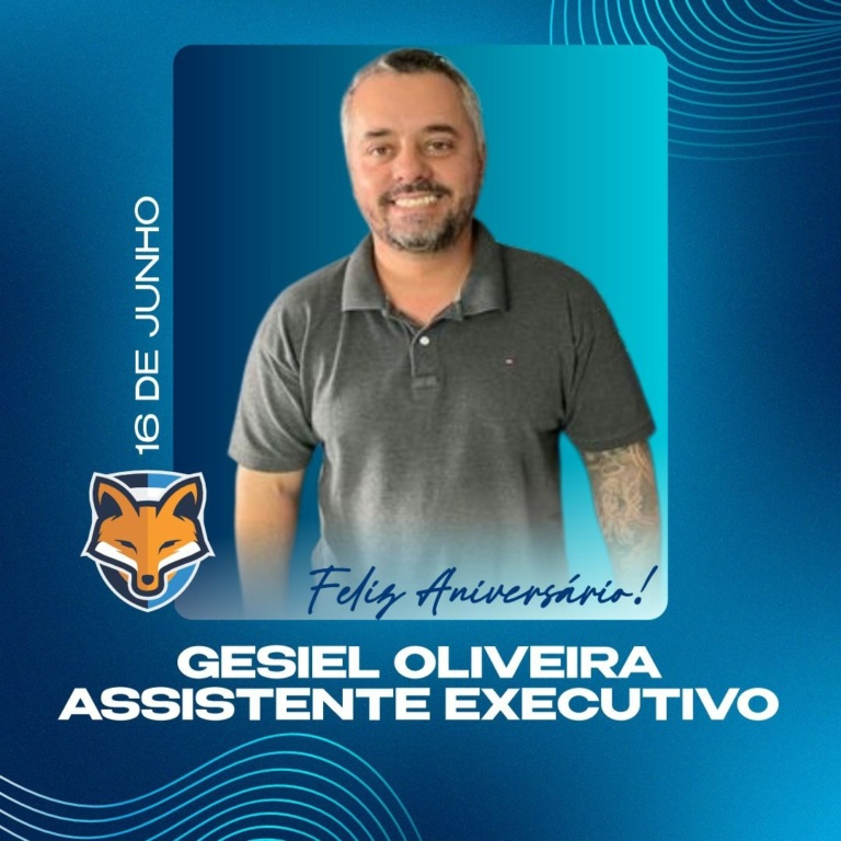 Grêmio Anápolis parabeniza o assistente executivo, Gesiel Oliveira pelo aniversário