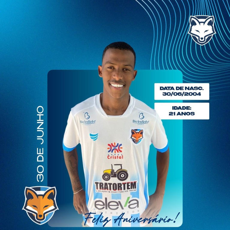 Grêmio Anápolis parabeniza o atacante Miguel Correia pelo aniversário de 21 anos