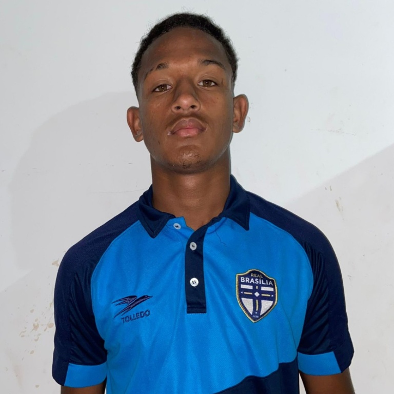 Meia Alan Guilherme já soma três gols pelo Real Brasília/DF, pelo Campeonato Candango sub-17