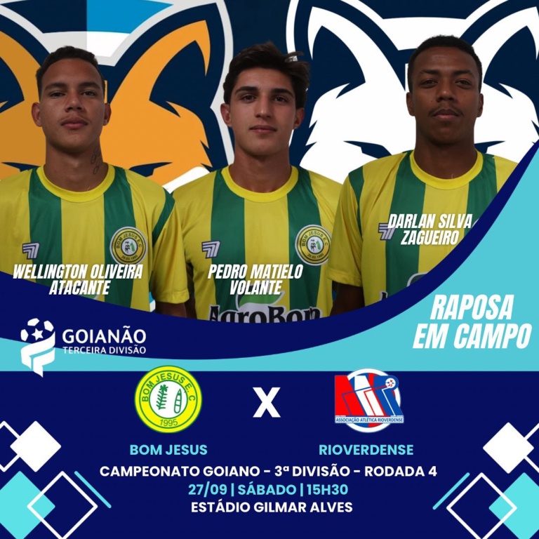 Cinco atletas do GEA estão relacionados para atuar na terceira divisão goiana neste final de semana