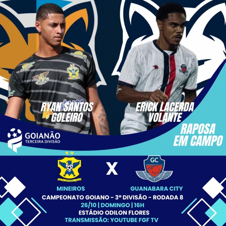 Cinco atletas do GEA podem atuar pela 3ª divisão goiana neste domingo (26); confira