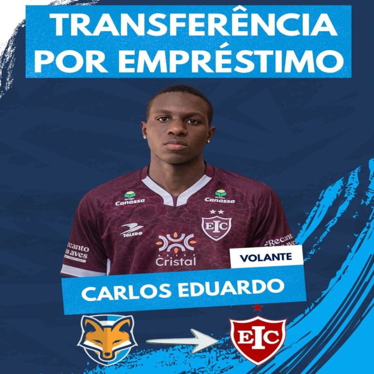 Grêmio Anápolis empresta o volante Carlos Eduardo ao Inhumas para a disputa do Brasileirão Série D e Goianão sub-20