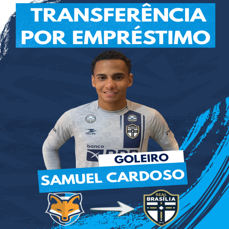 Grêmio Anápolis empresta goleiro Samuel Cardoso ao Real Brasília para a disputa do Candangão sub-20