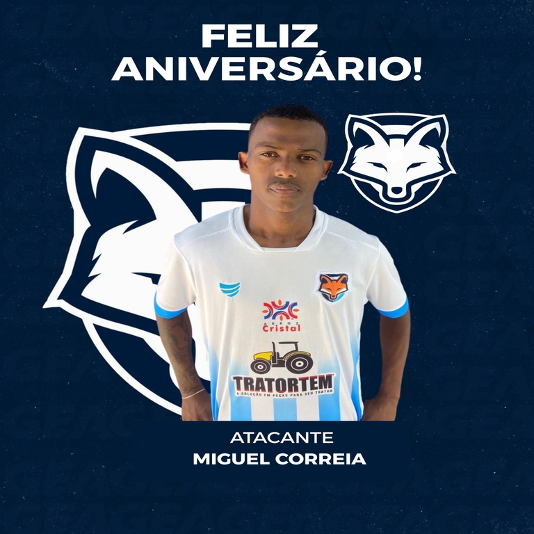 Grêmio Anápolis parabeniza o atacante Miguel Correia  pelo aniversário de 22 anos