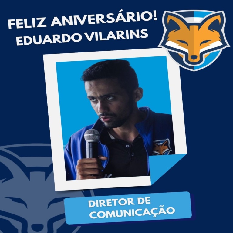 Grêmio Anápolis parabeniza o diretor de comunicação Eduardo Vilarins por mais um ano de vida