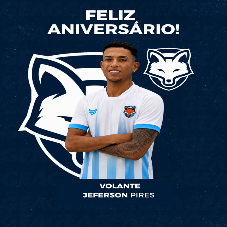 O volante Jeferson Pires completa 20 anos nesta terça-feira (18)