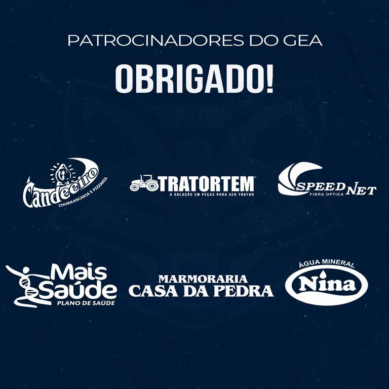 Clube agradece aos patrocinadores pelo apoio na temporada 2026