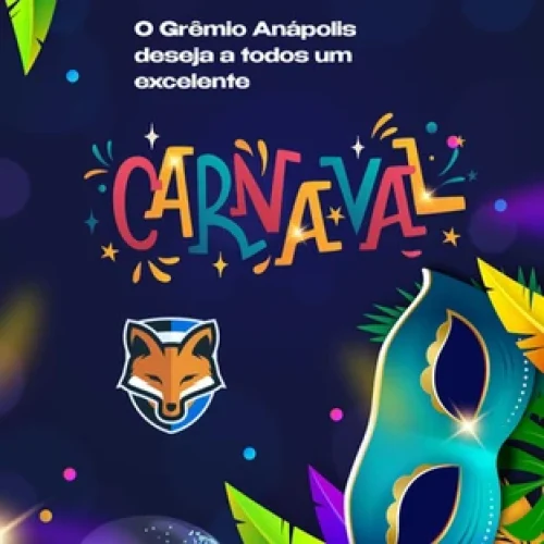 Grêmio Anápolis deseja a todos um excelente Carnaval