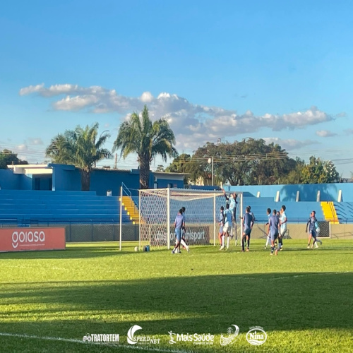Grêmio Anápolis segue preparação e empata em amistoso diante do Goiatuba