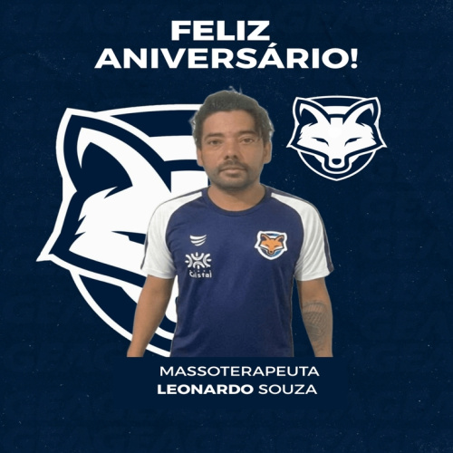 Grêmio Anápolis parabeniza o massoterapeuta Leonardo Souza pela passagem de seu aniversário