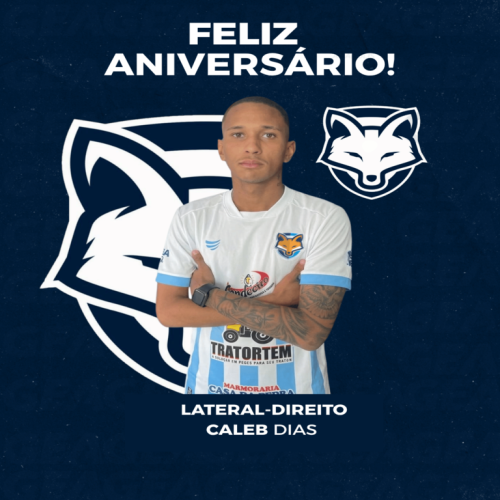 Grêmio Anápolis parabeniza o lateral-direito Caleb Dias pelo aniversário de 21 anos