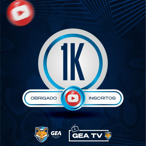 GEA TV chega a 1000 inscritos no Youtube; muito obrigado!