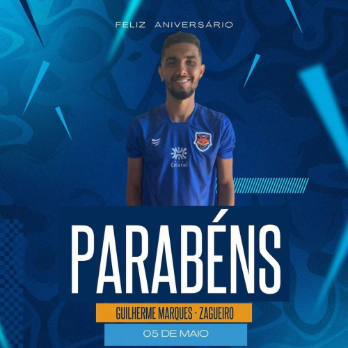 GEA parabeniza o zagueiro Guilherme Marques pelos 22 anos de aniversários
