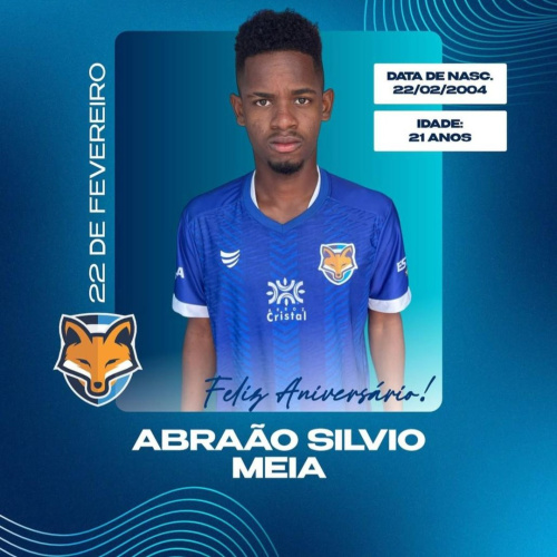 Grêmio Anápolis parabeniza o meia Abraão Silvio pelo aniversário de 21 anos