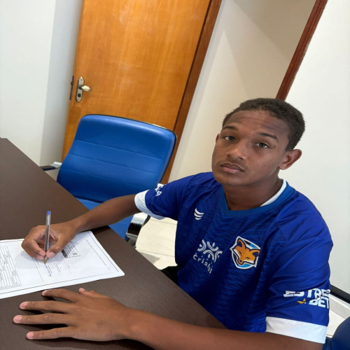 Grêmio Anápolis anuncia a contratação do meia Alan Guilherme de 17 anos