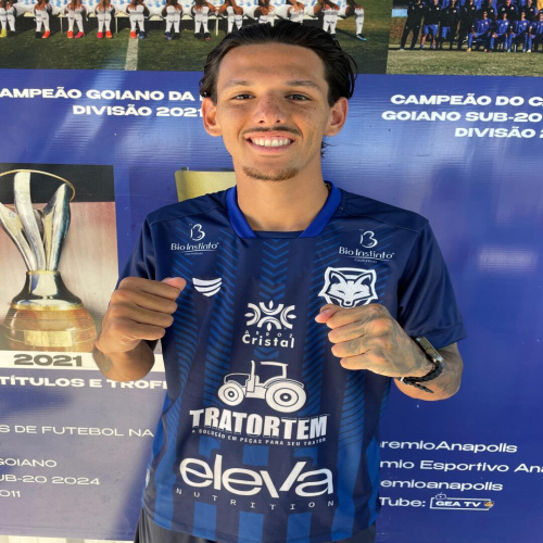 Zagueiro Vitor Mota segue no Grêmio Anápolis para a temporada 2026