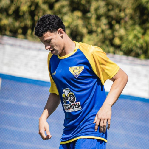 Atleta do GEA, atacante Ronaldir Santos comemora primeiro gol pelo ABD, “muita emoção”