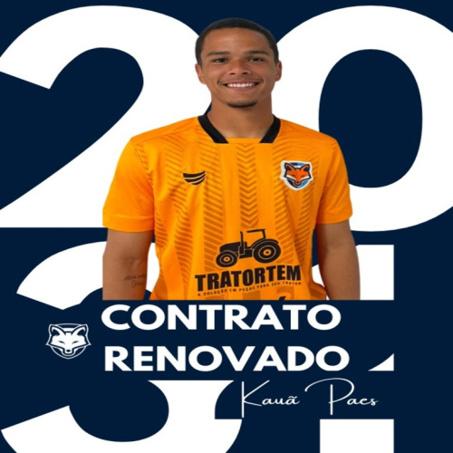 Grêmio Anápolis renova contrato com o goleiro Kauã Paes até 2031
