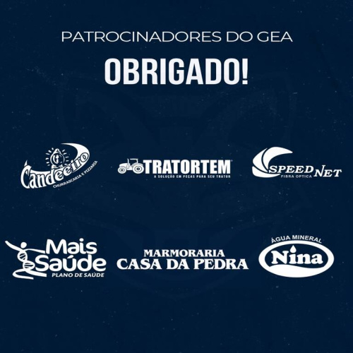 Clube agradece aos patrocinadores pelo apoio na temporada 2026