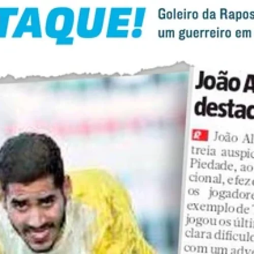 Goleiro da Raposa de Anápolis, um guerreiro em campo!