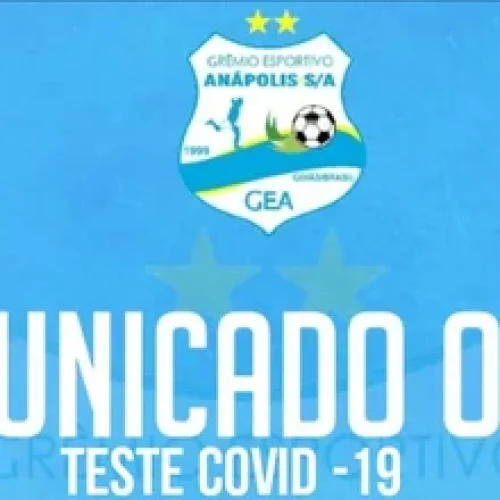 COMUNICADO OFICIAL – TESTE COVID-19