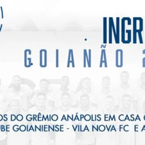 VALOR DOS INGRESSOS GOIANÃO 2020